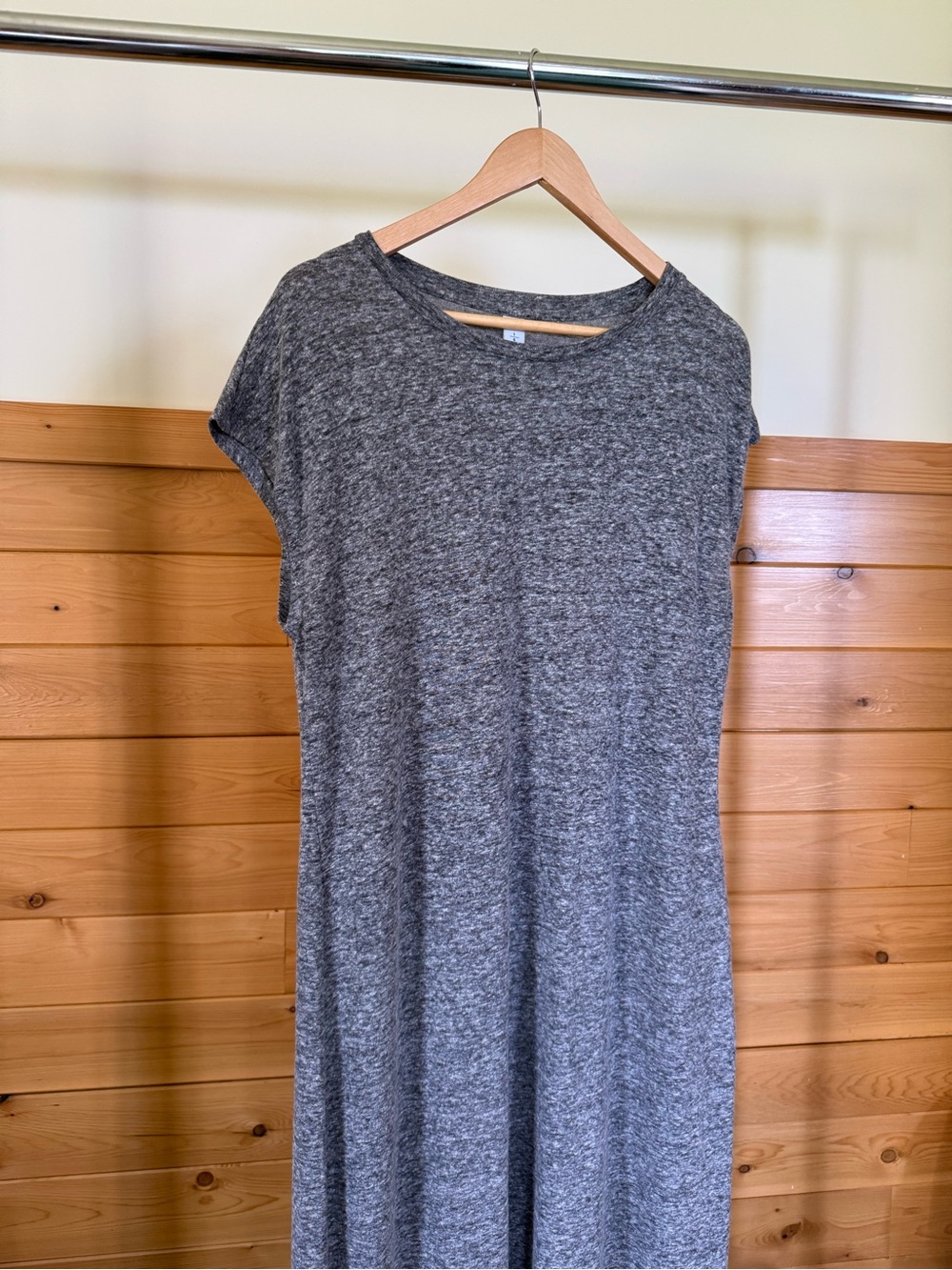 Old Navy Linen Blend Maxi T-Shirt Shift Dress